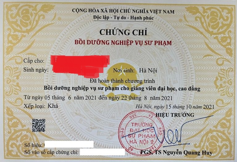 Nghiệp vụ sư phạm đại học