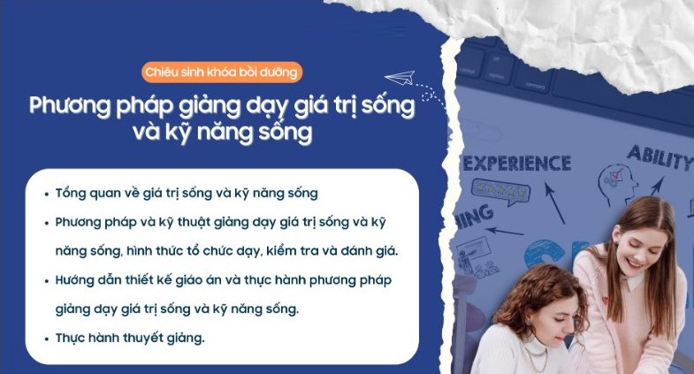 Lớp bồi dưỡng giảng viên dạy kỹ năng sống